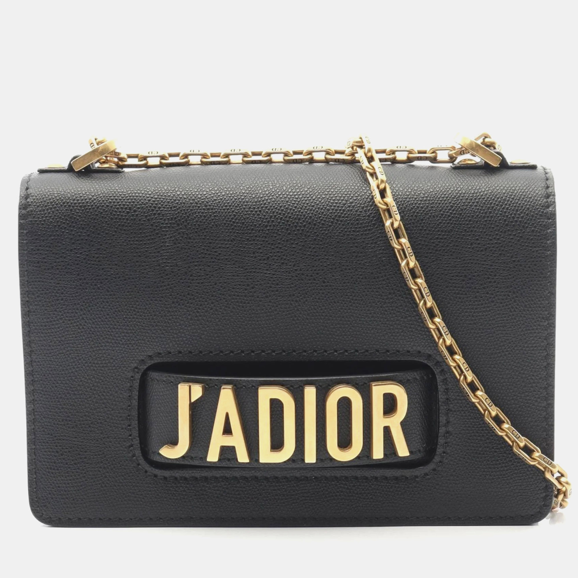 

Christian Dior Dior J'Adior Leather Shoulder Bag Black