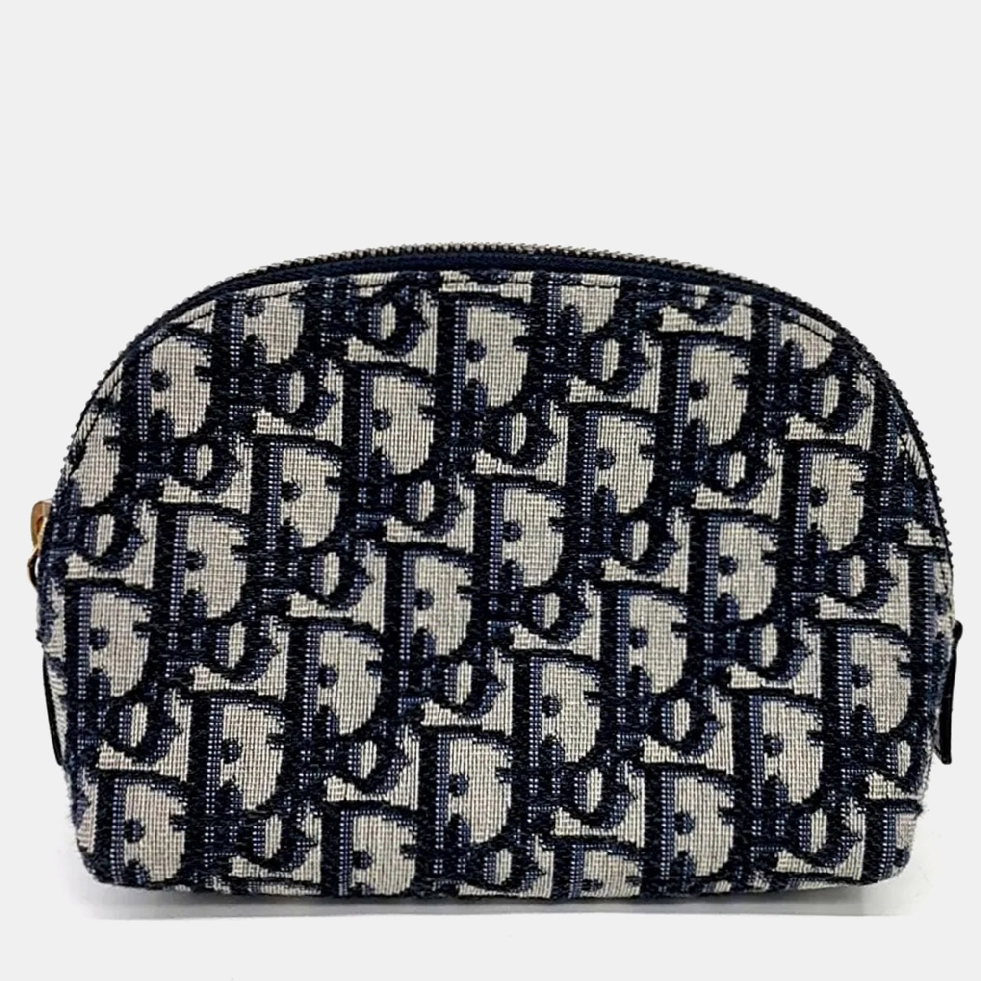 

Dior Beige/Blue Canvas Oblique Pouch