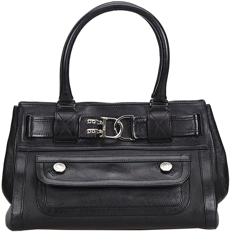 Dior Black Leather Everyday Bag Dior The Luxury Closet