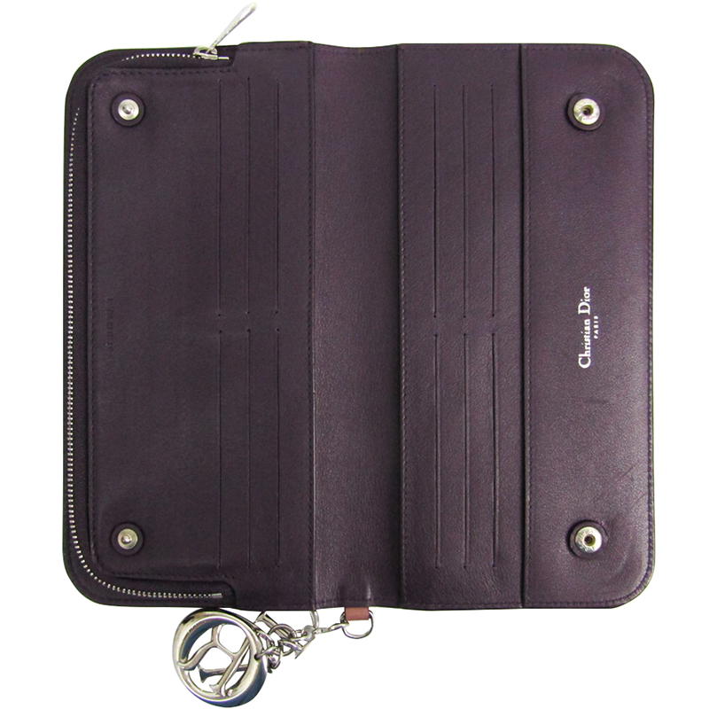 

Dior Two Tone Leather Diorissimo Long Wallet, Beige