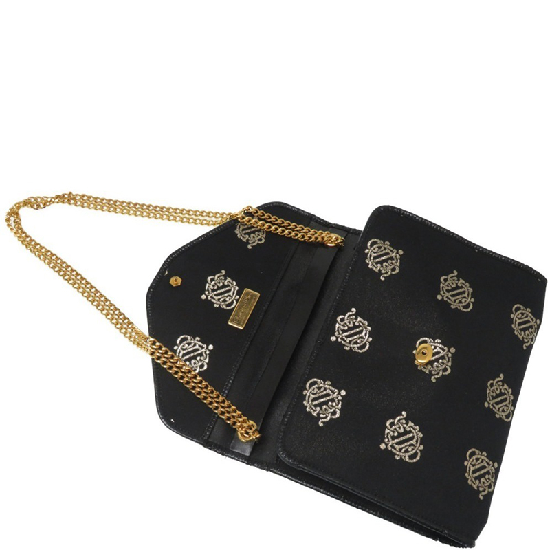 

Dior Black Silk Satin Vintage Clutch Bag