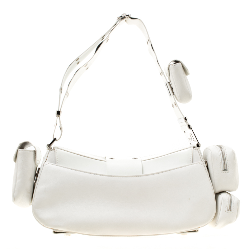 Christian Dior Street Chic Columbus Bag - White Shoulder Bags, Handbags -  CHR255772