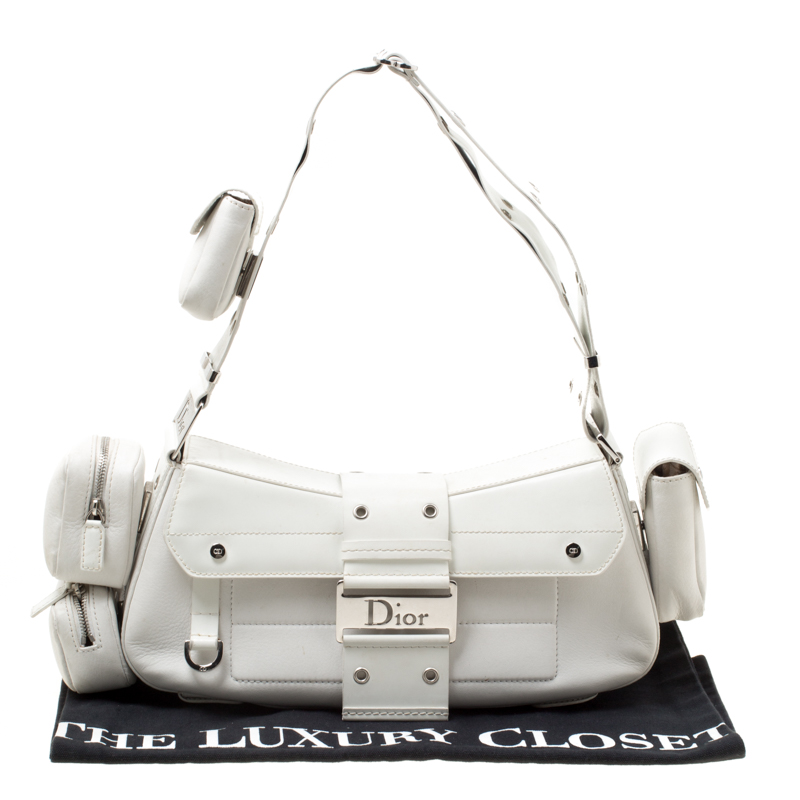 Christian Dior Street Chic Columbus Bag - White Shoulder Bags, Handbags -  CHR255772