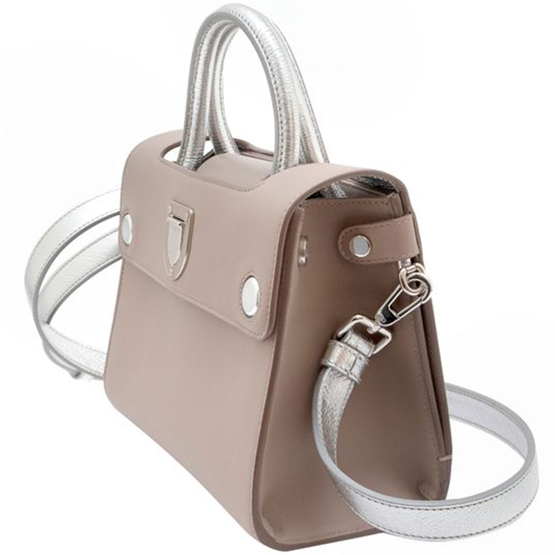 

Dior Two Tone Leather Mini Diorever Bag, Grey
