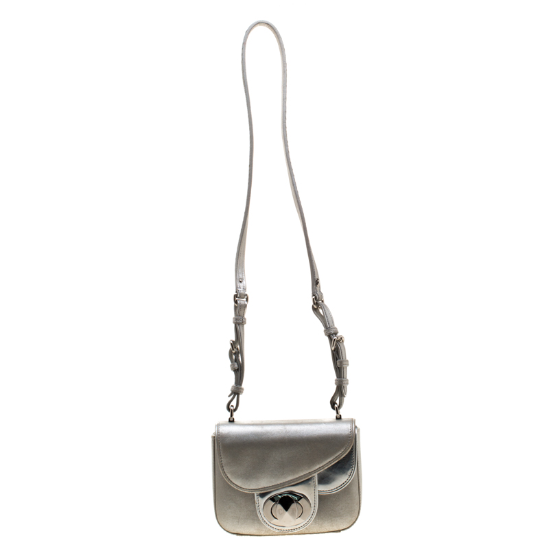 dior silver crossbody