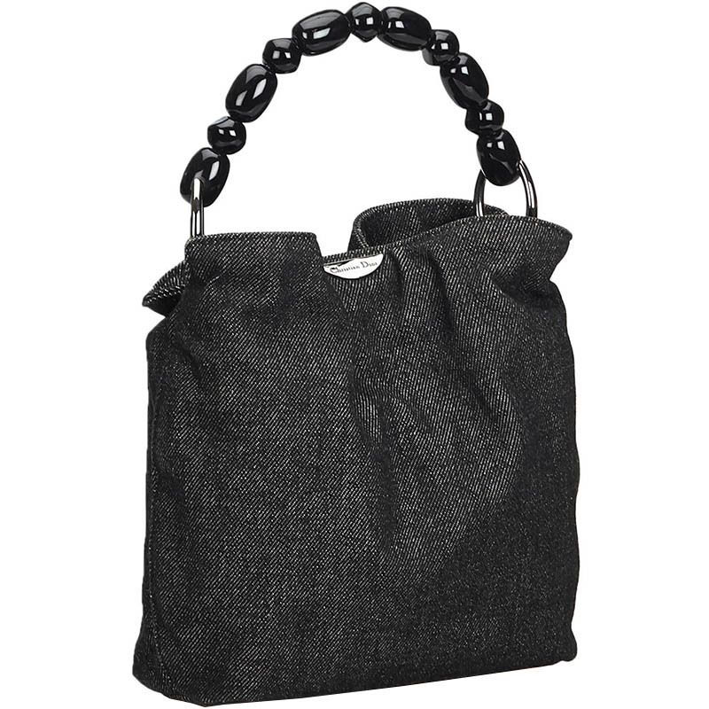 

Christian Dior Blue Denim Malice Everyday Bag, Black