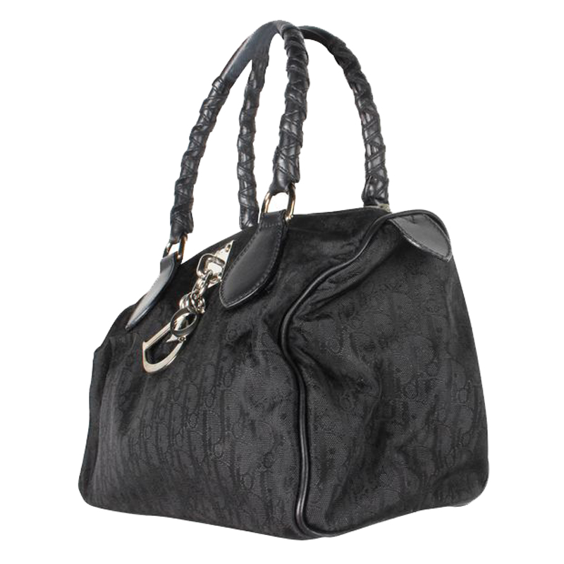 

Dior Black Diorissima Nylon Top Handle Bag