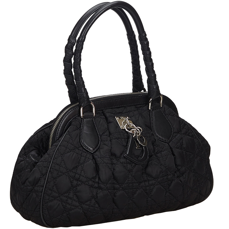 

Dior Black Cannage Lovely Nylon Shoulder Bag