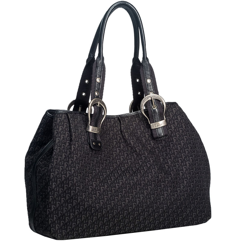 

Dior Black Oblique Canvas Shoulder Bag