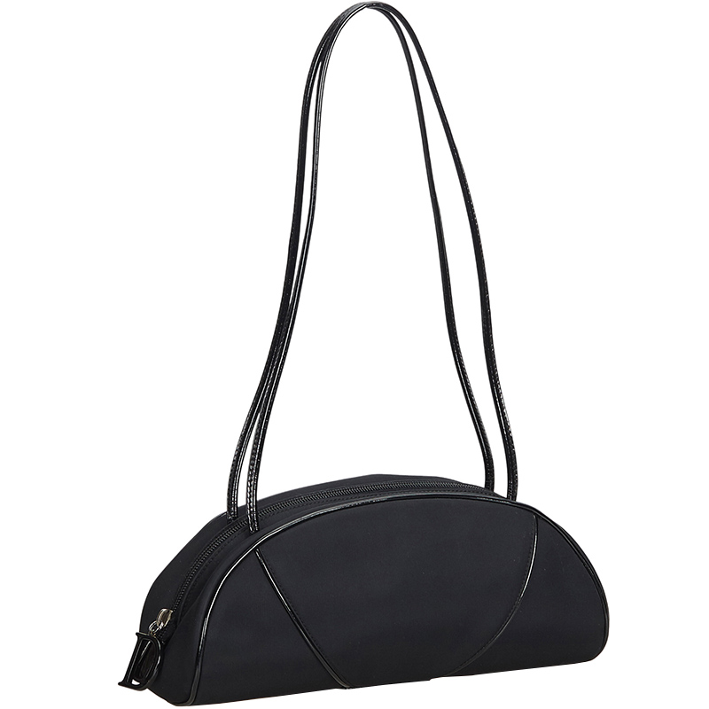 

Dior Black Canvas Shoulder Bag