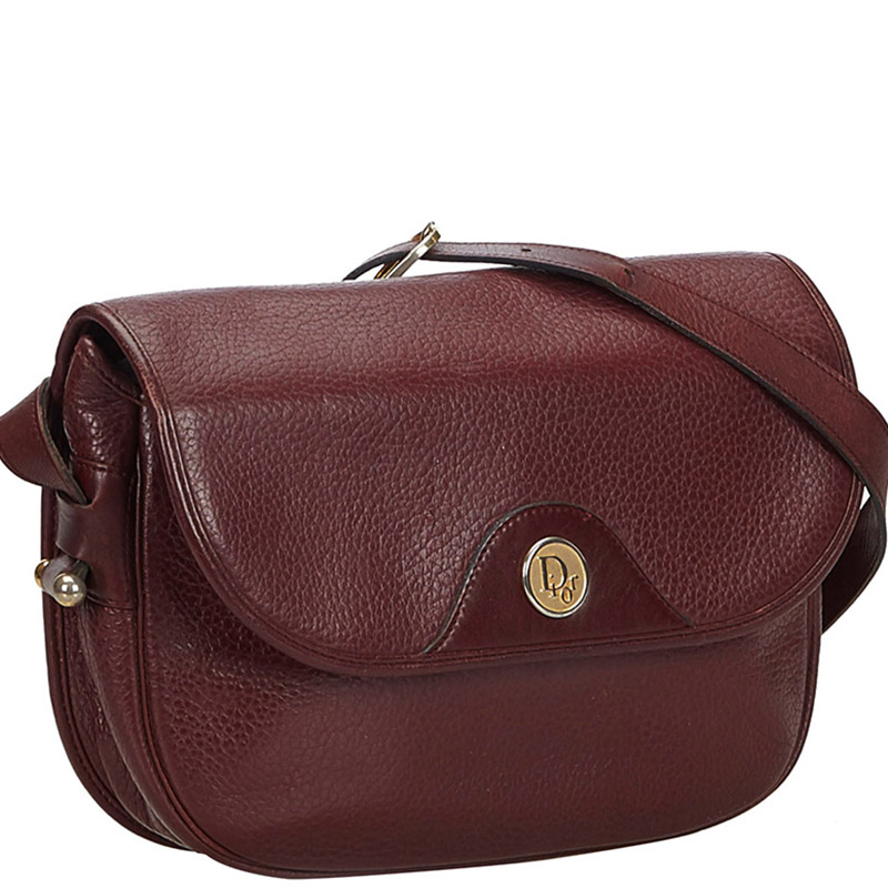 

Dior Red Leather Crossbody Bag