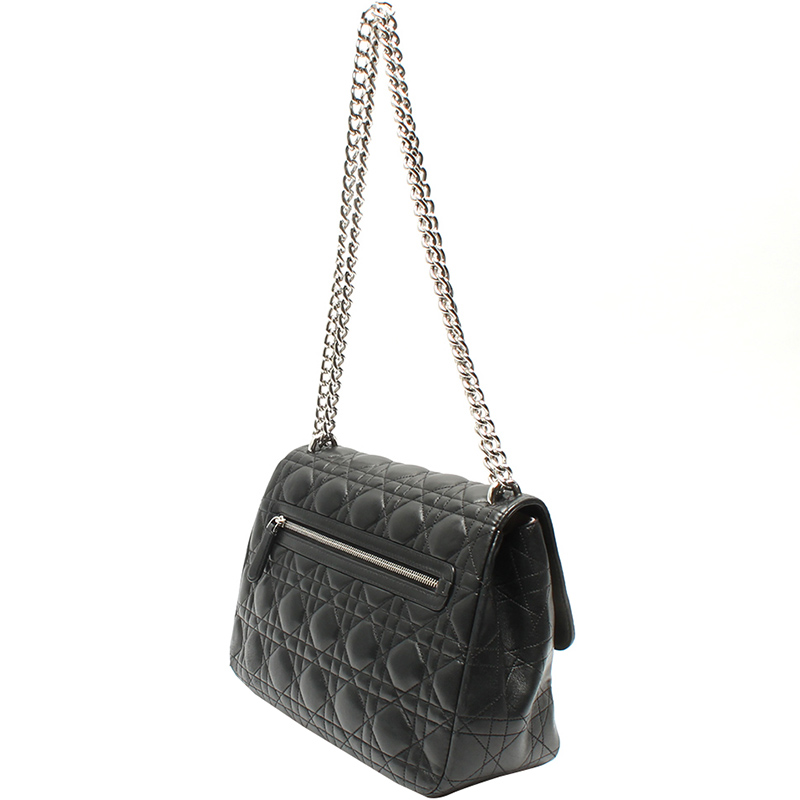 

Dior Black Cannage Leather Shoulder Bag