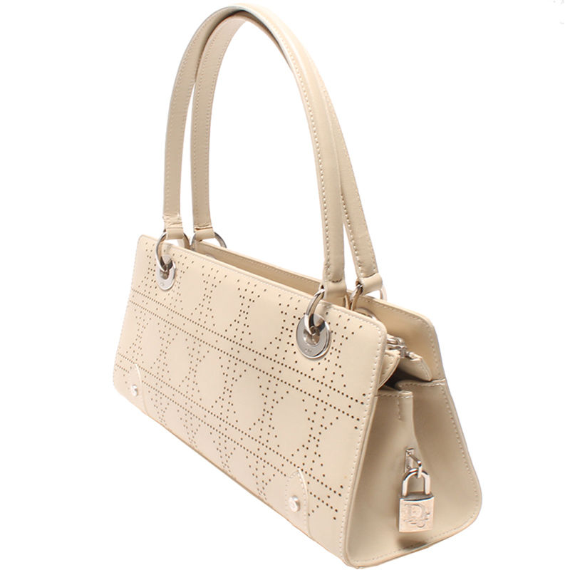 

Dior Beige Leather Shoulder Bag