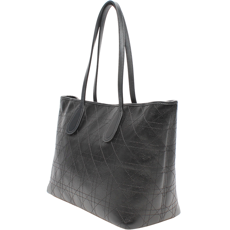 

Dior Black Leather Tote Bag