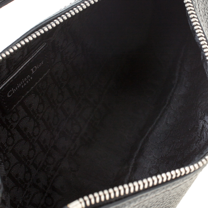Christian Dior Leather Charms Pochette - Black Shoulder Bags, Handbags -  CHR192116