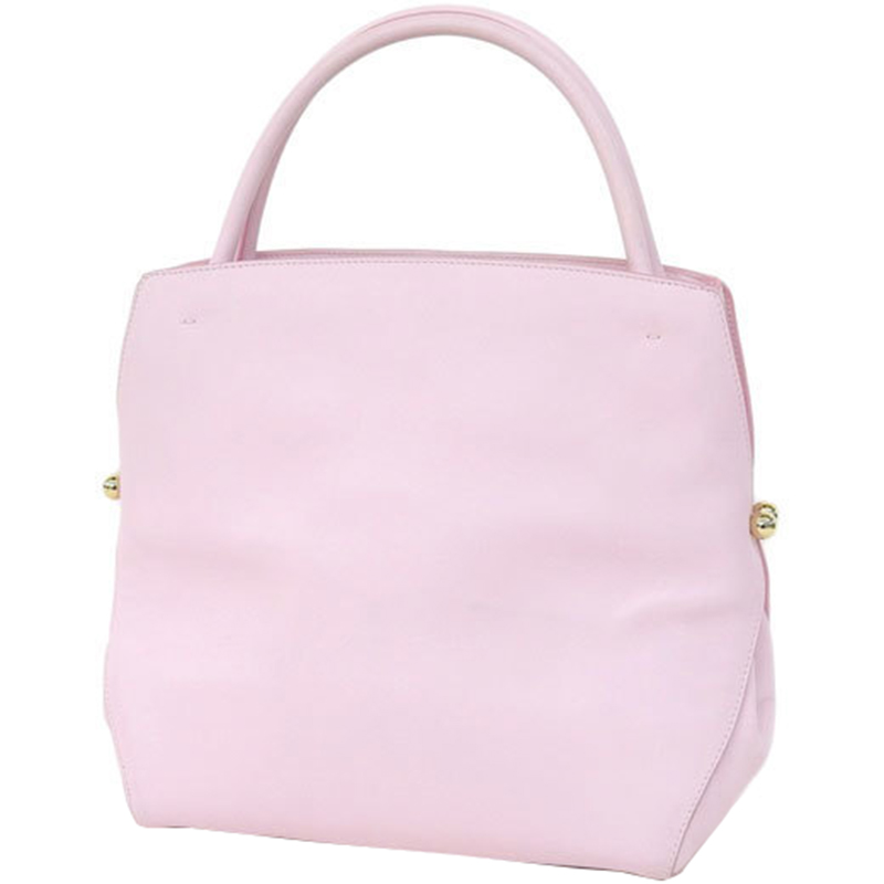 

Dior Pink Leather Tote Bag