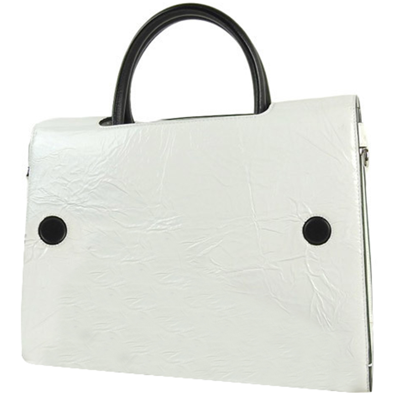 

Dior White Leather Diorever Bag