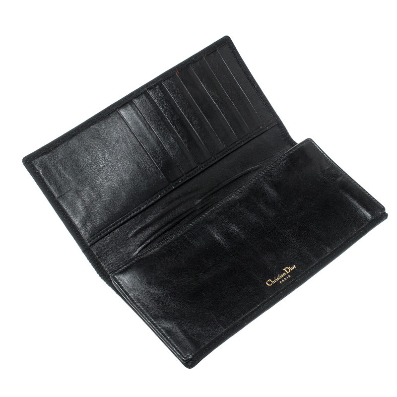 

Christian Dior Black Quilted Fabric Wallet