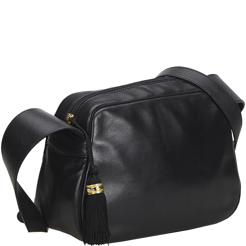 

Dior Black Leather Crossbody Bag