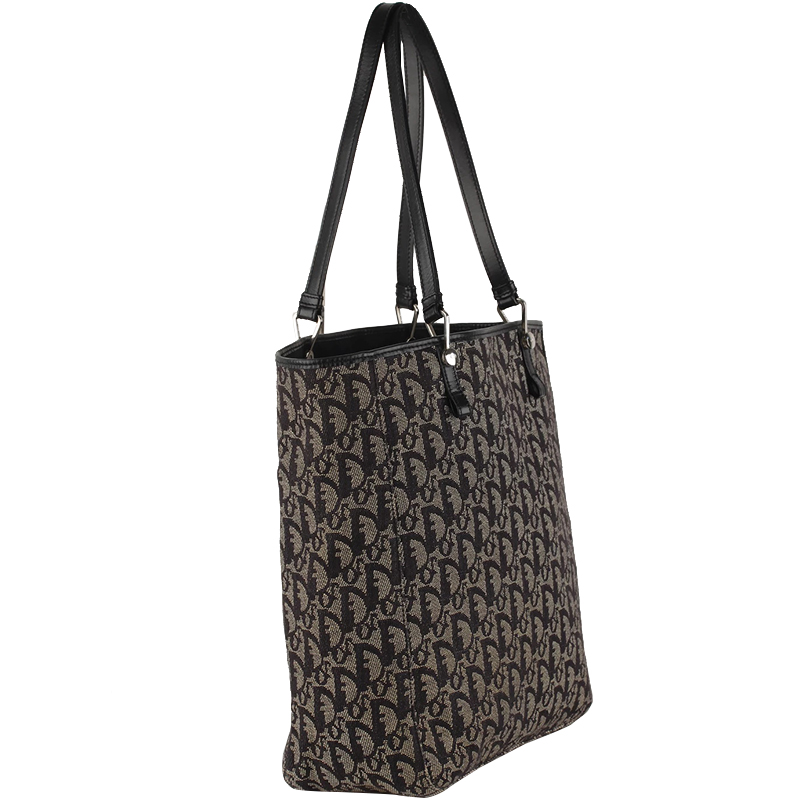 

Dior Black Oblique Canvas Tote