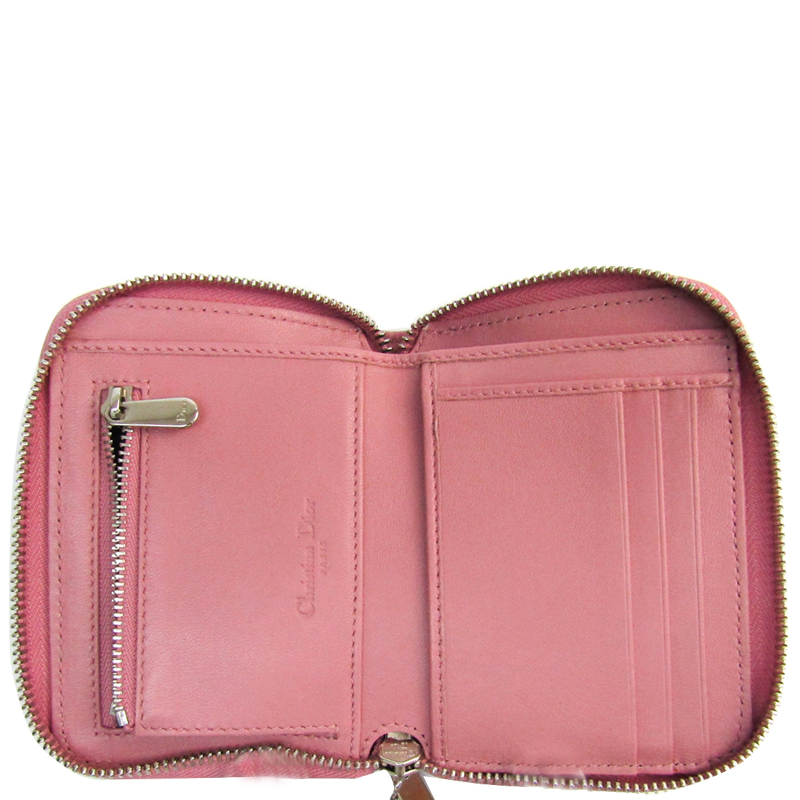 

Dior Pink Cannage Leather Lady Dior Wallet