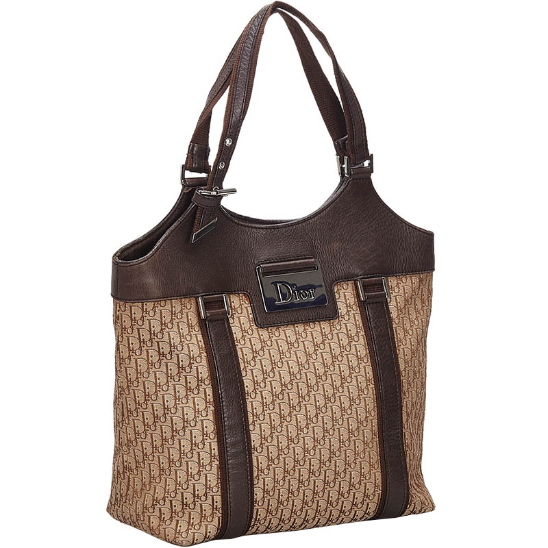 

Dior Brown/Beige Oblique Canvas Tote Bag