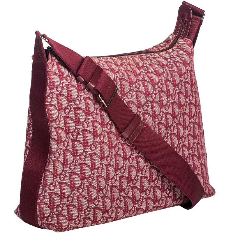 

Dior Red Oblique Canvas Crossbody Bag