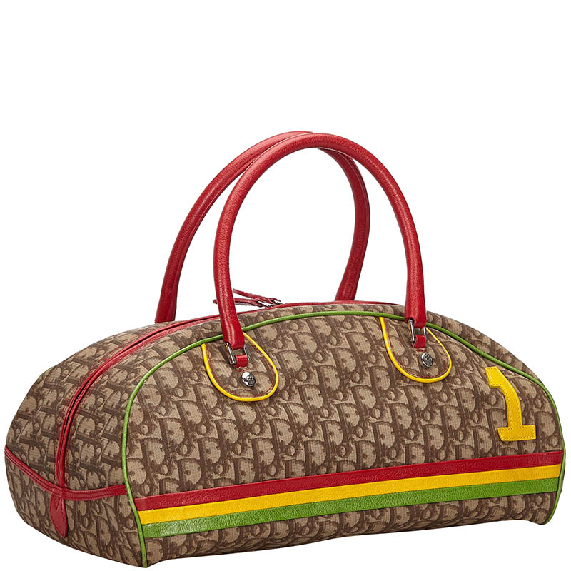 

Dior Brown PVC Oblique Rasta Bag