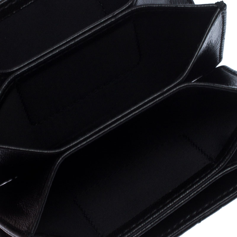 

Dior Black Cannage Leather Gusset Card Holder