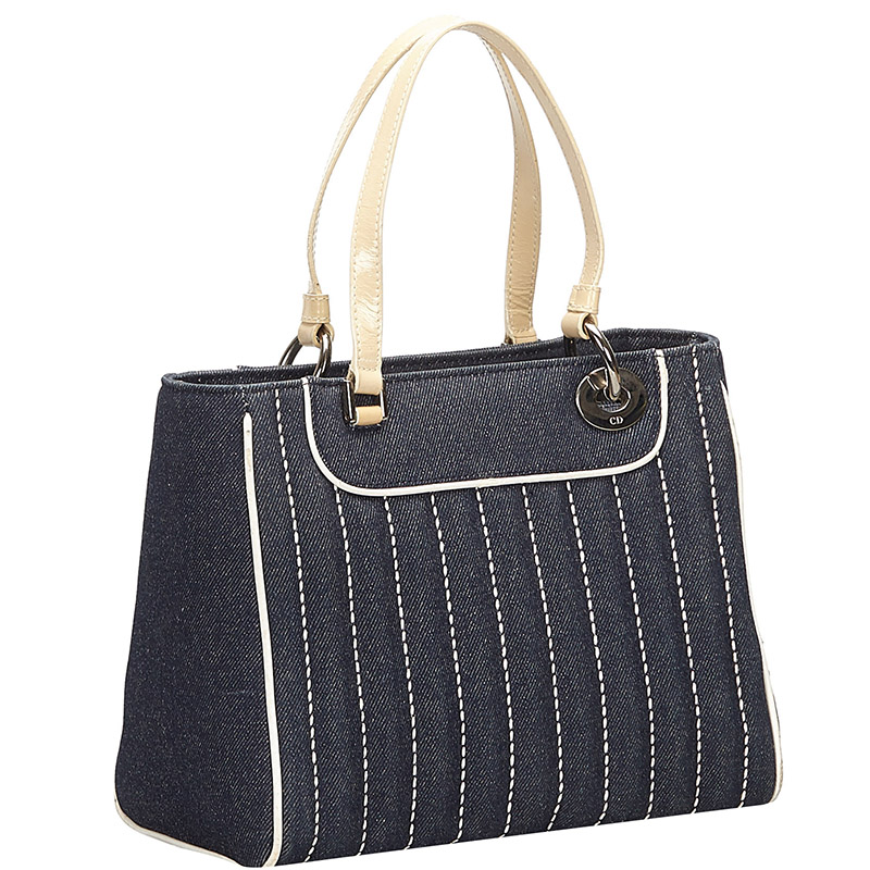 

Dior Blue Denim Satchel