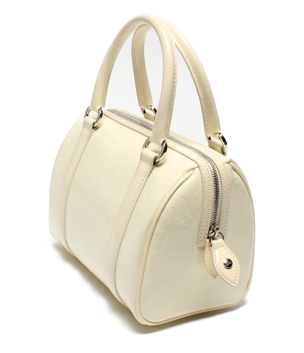 

Dior White Leather Trotter Boston Bag