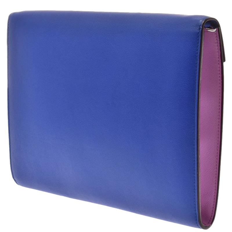 

Dior Blue Leather Explorer Clutch Bag