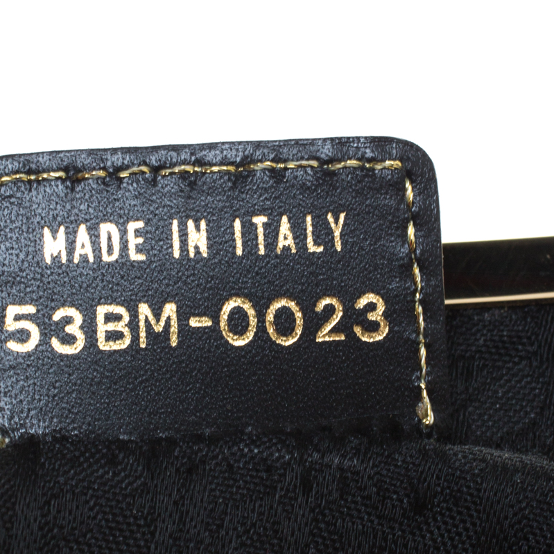 Dior Saddle Bag Black And Gold Paul Smith