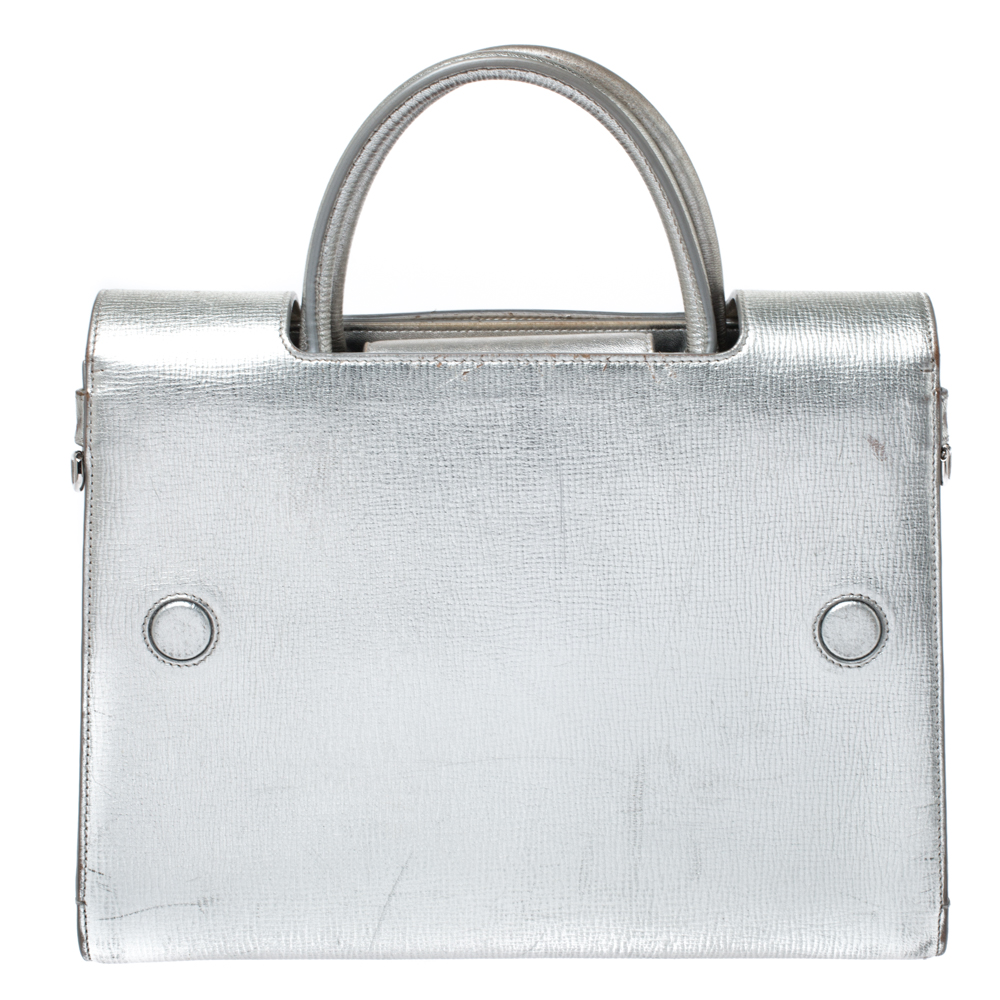 Pre-owned Dior Ever Bag In Silver