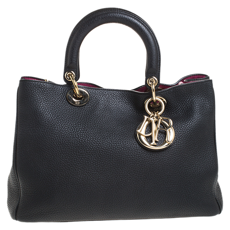 Pre-owned Dior Issimo Shopper Tote In Black | ModeSens
