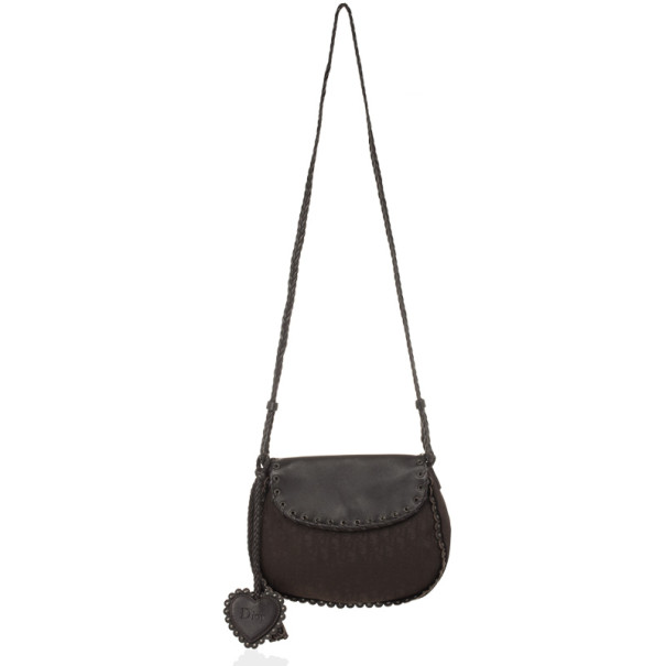 Pre Owned Christian Dior Canvas Small Ethnic Crossbody Bag