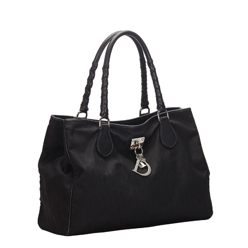 

Dior Black Oblique Canvas Lovely Tote Bag
