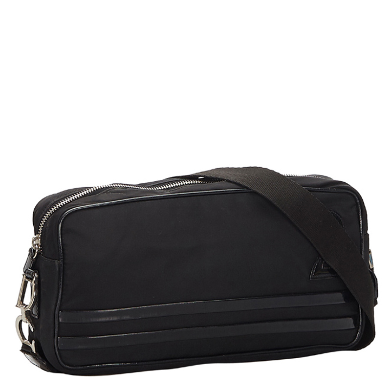 

Dior Black Nylon Leather Trotter Crossbody Bag