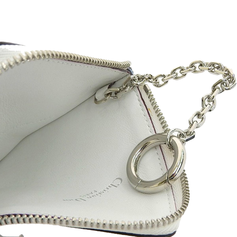 

Dior Light Blue/White Leather Skies Coin Purse