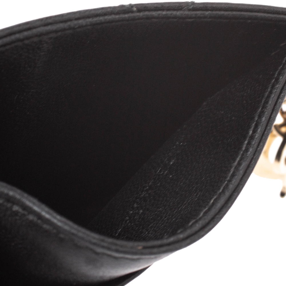 

Dior Black Leather Lady Dior Card Holder
