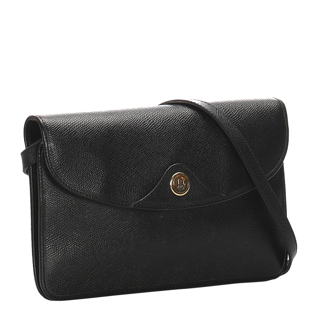 

Dior Black Leather Crossbody Bag