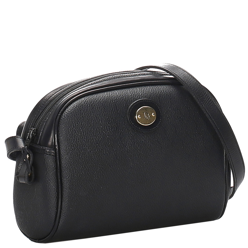 

Dior Black Honeycomb Leather Crossbody Bag