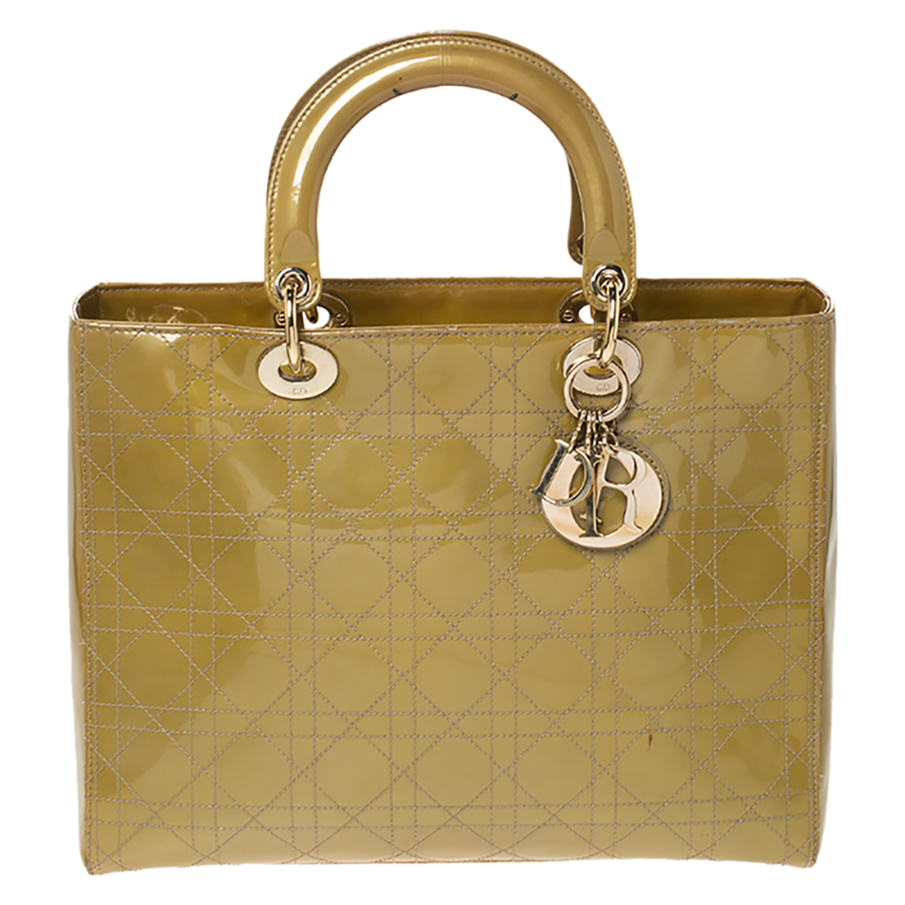 dior bag yellow