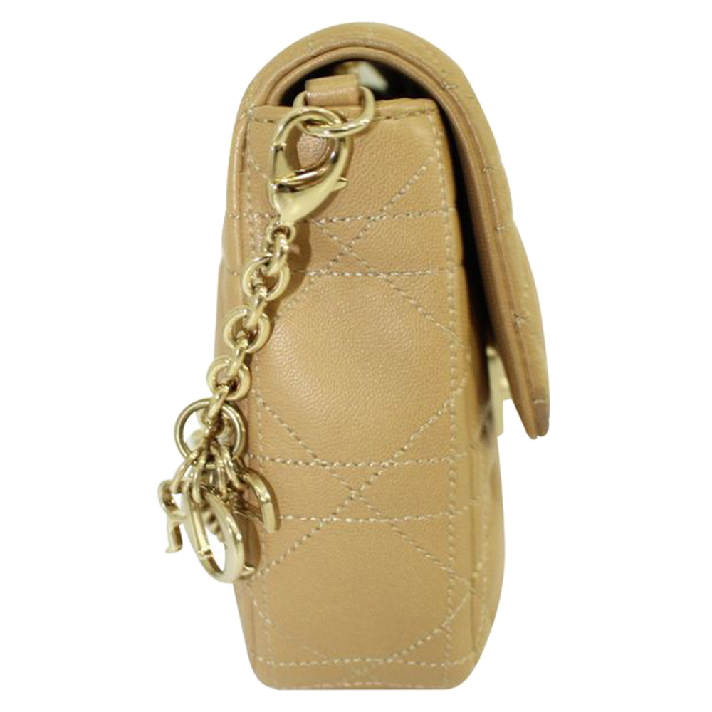

Dior Brown Leather Miss Dior Promenade Pochette Bag