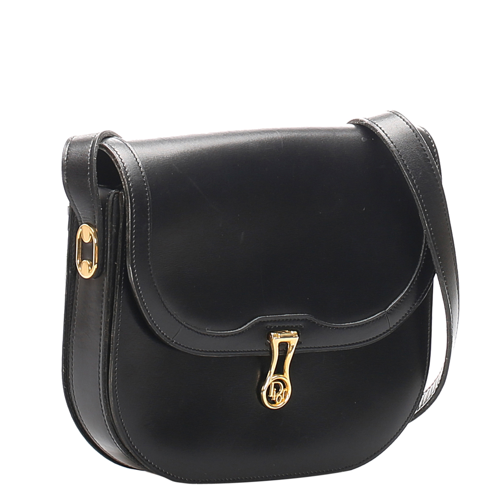 

Dior Black Leather Crossbody Bag