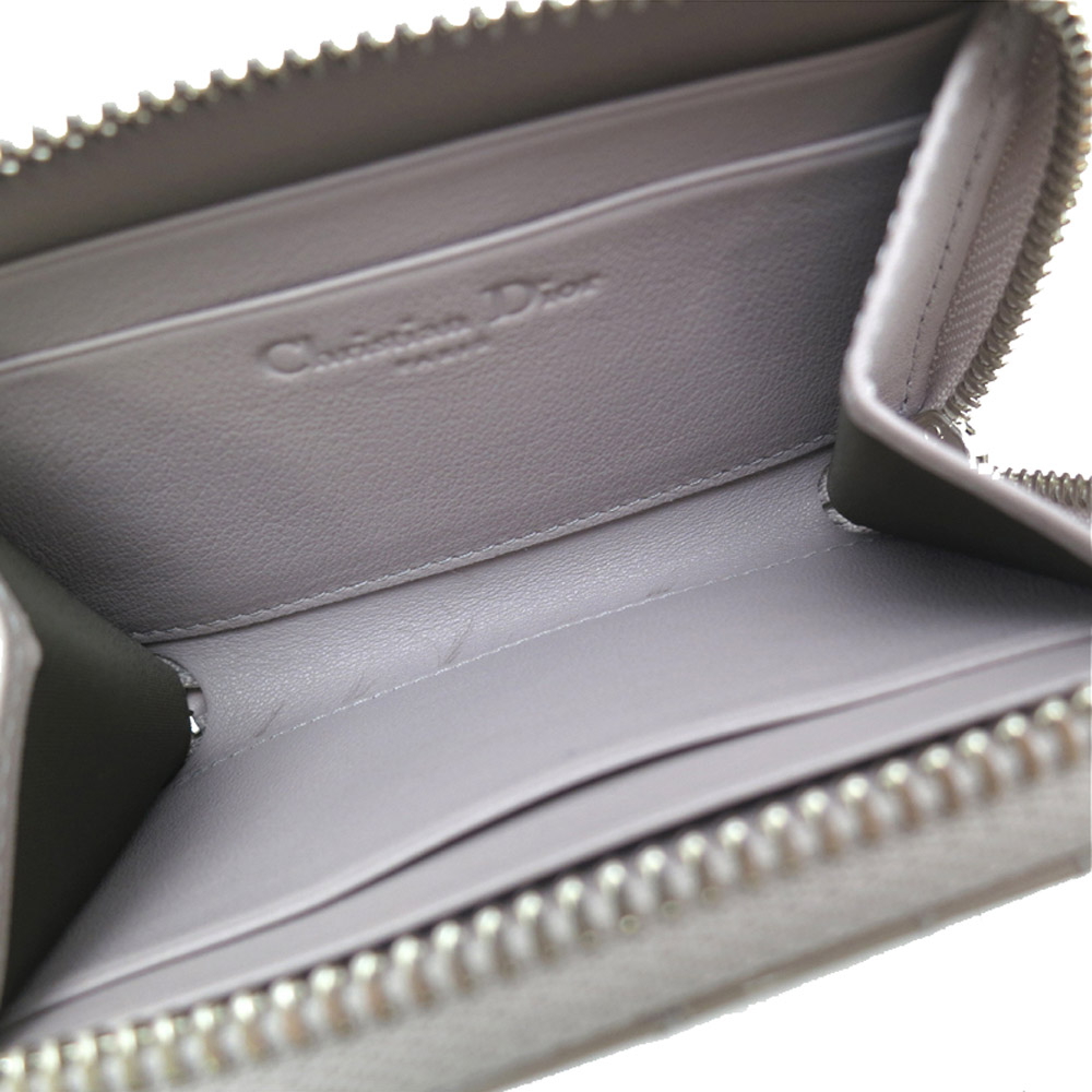 

Dior Grey Patent Leather Coin Case