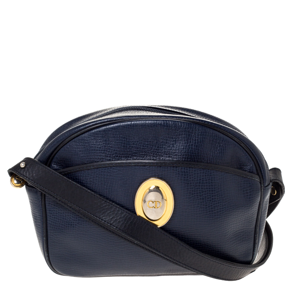 navy blue over the shoulder bag