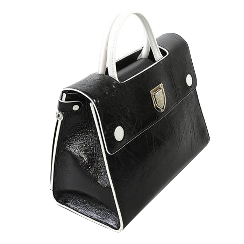 

Dior Black Leather Medium Diorever Top Handle Bag