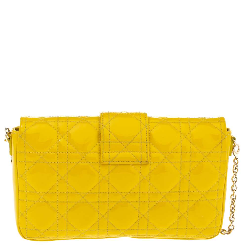 dior yellow bag