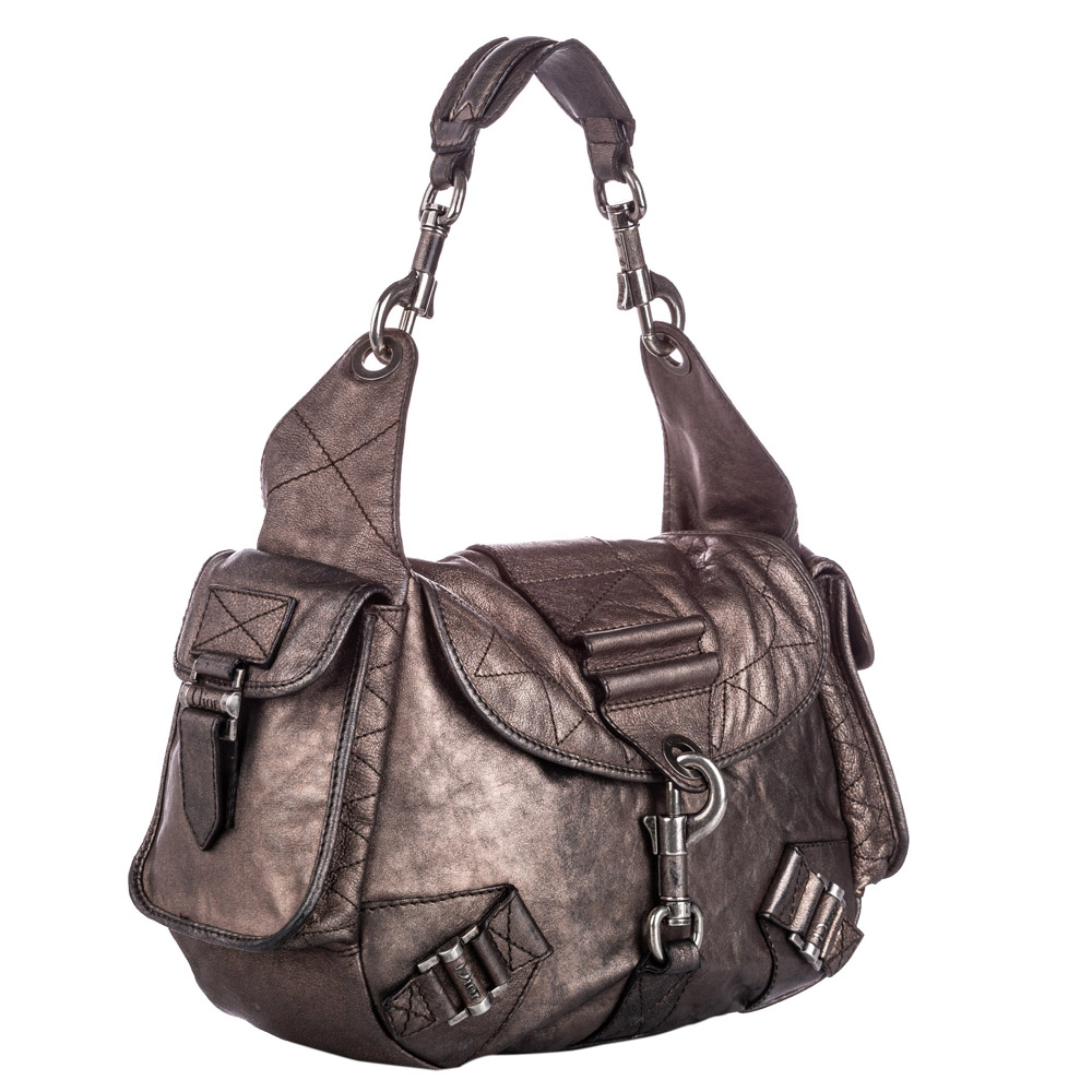 

Dior Brown Leather Shoulder Bag
